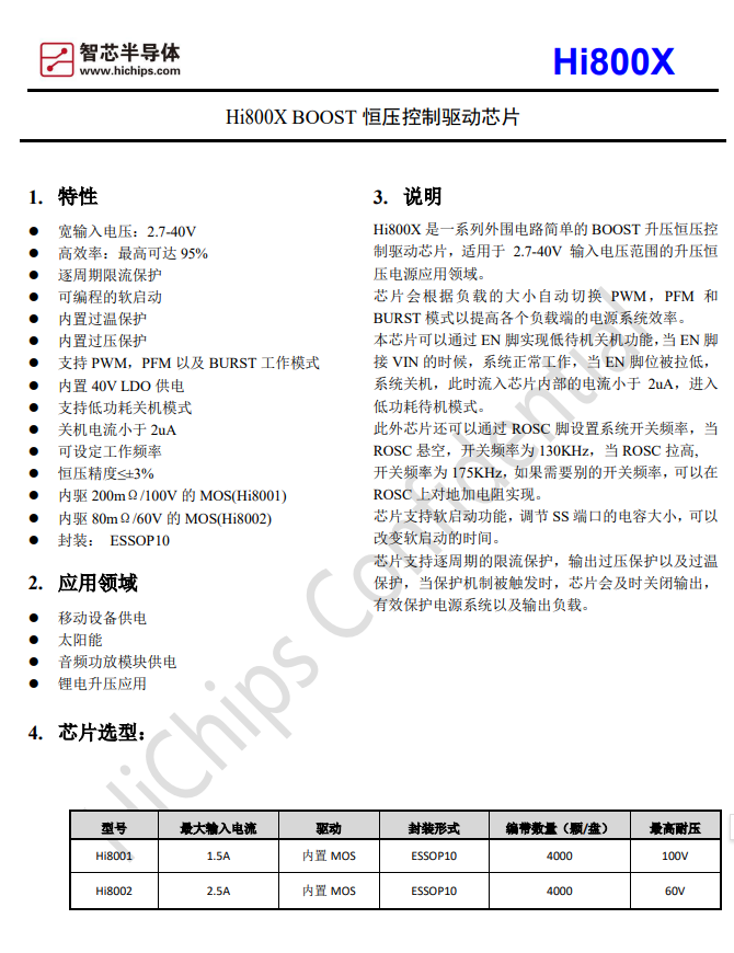 Hi8001/Hi8002 BOOST 恒压控制驱动芯片(图1) HI800X-1.jpg